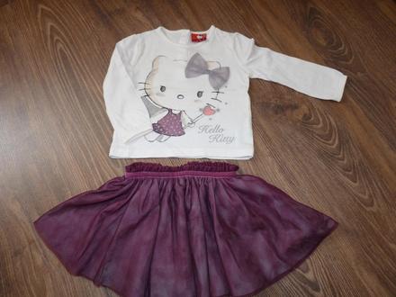 Komplet - tutu suknička + tričko, 80