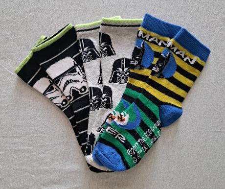 Ponožky "star wars + batman" 27-30, 27