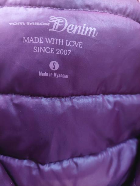 Dámska prechodná bunda, denim,s