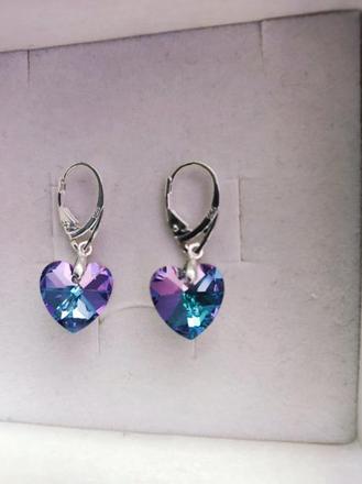 Náušnice srdiečka,