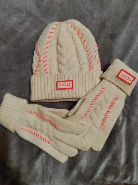 Guess čiapka + rukavice, guess,m