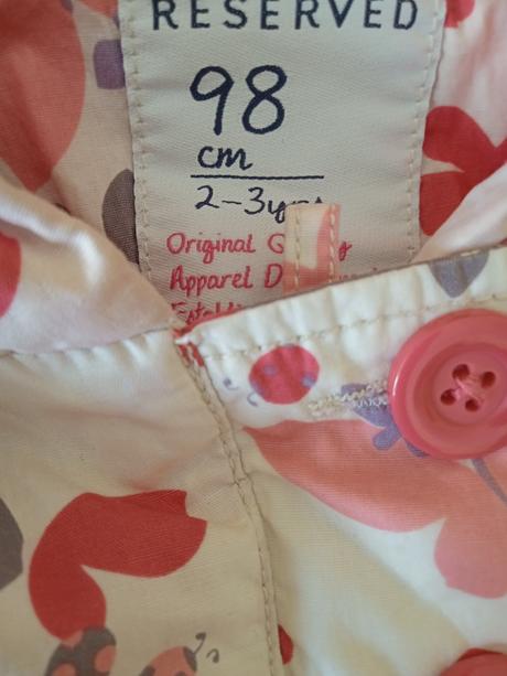 Nepremokavý kabátik veľ.98, reserved,98
