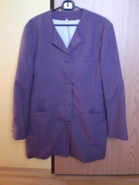 Fialové sako veľ. 38 - top stav, 38