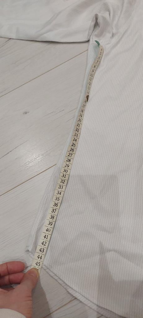 Biela sviatočná košeľa s jemnými prúžkami, xl