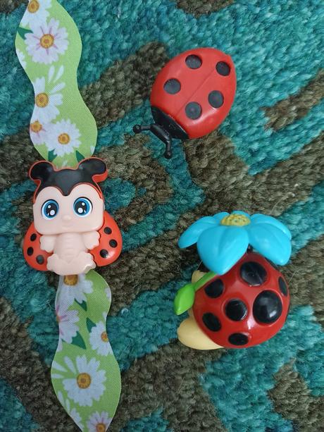 Figúrky lienky 3ks,