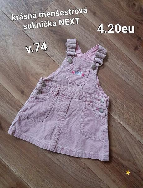 Menšestrová suknička next, next,74