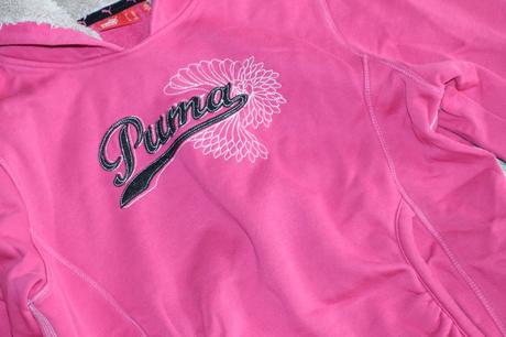 Ružová mikina, puma,xl