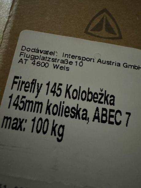 Kolobežka firefly 145 abec 7 nosnost 100 kg,