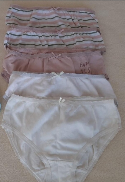 Nohavičky veľ. 116 - 5 ks, 104–116