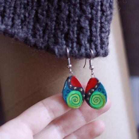 Ručne robené náušnice,