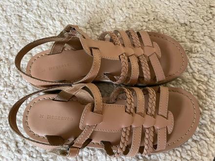 Kožené sandalky, reserved,34