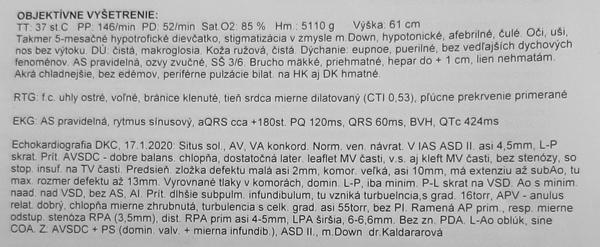 Dcérka má nezoperovaný TOF AVSDC. Koľko Inderalu mám objednávať?