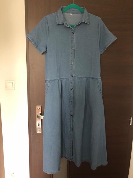 Predám denimové šaty veľkosť m., m