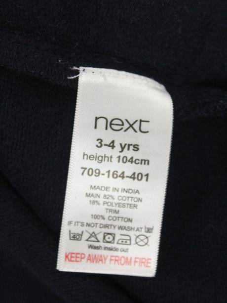 Mikinový top s čipkou next 3 - 4 r. a, next,104