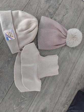 Zimné čiapky +nákrčník vsetko spolu, 52