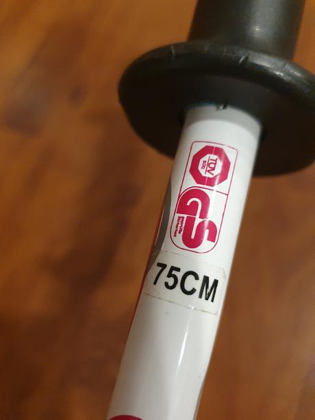 Lyžiarske palice detské top stav, 75 cm