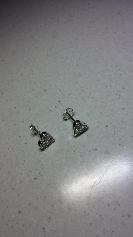 Strieborne nausnicky pre dievčatká, 