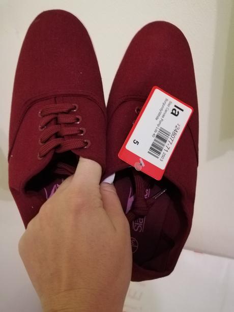 Bordove topánočky, slazenger,22