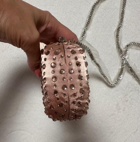 Malá spoločenská kabelka rose gold liu jo originál, liu jo