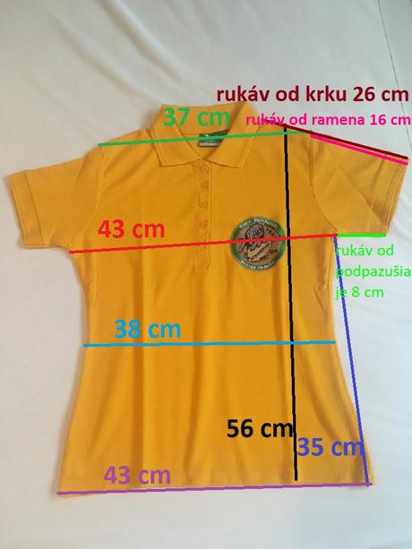 Tričko - polokošeľa, s