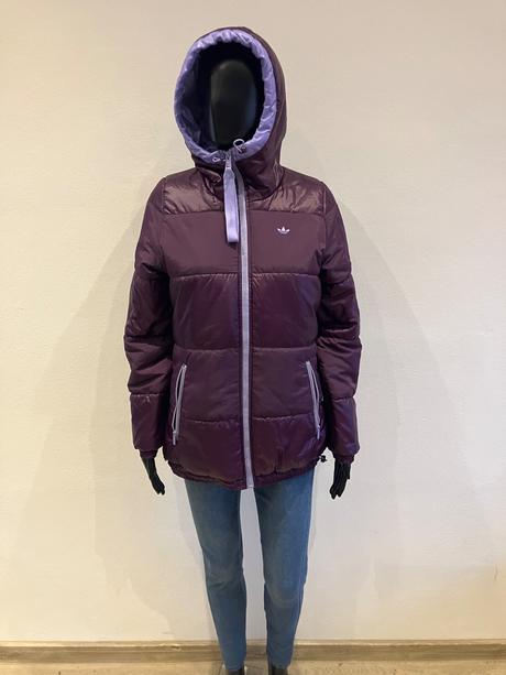 Dámska šušťáková vetrovka fialová adidas (34), adidas,xs