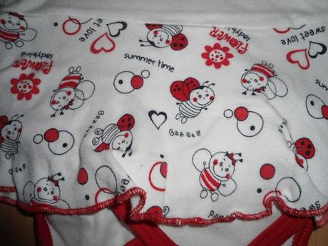 Biele body so suknickou, 80