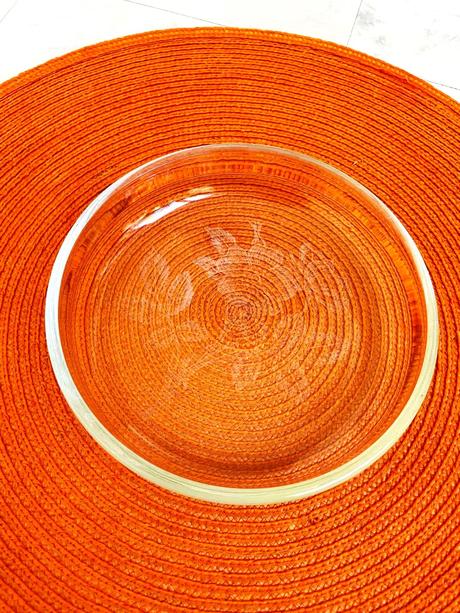 Starožitná sklenená miska,