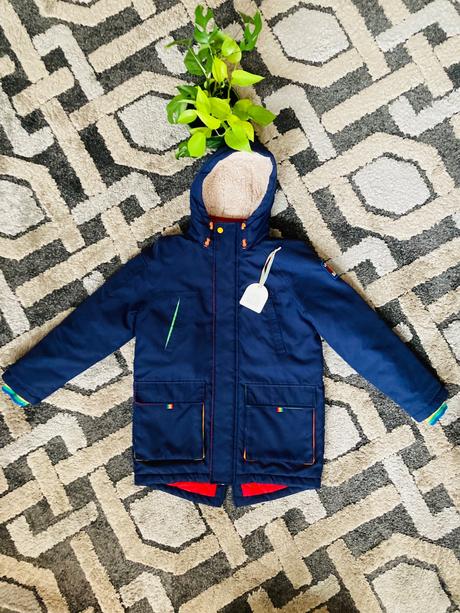 Nádherná zimná bunda zn.little bird vel.134/140, 134