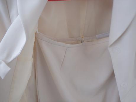 Krémový kostým - nenosený, m