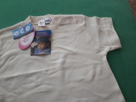 Tricko eco produkt kremove bavlna, smile,68