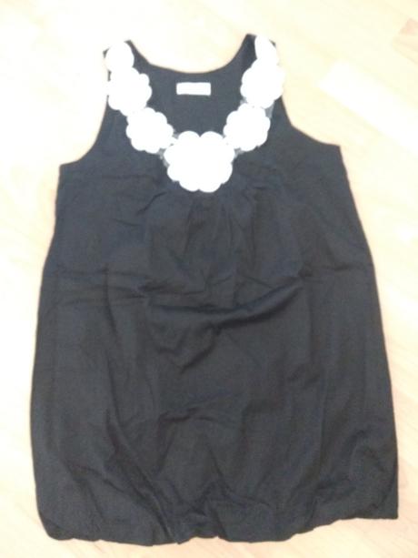 Čierne mini šaty skr, m