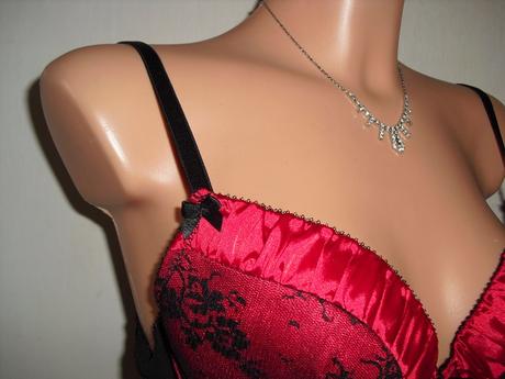 Sexy kosielka korzetova so satenom, s