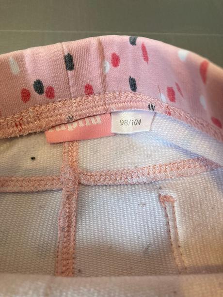 Leginky s vreckami, ruzove, lupilu,98