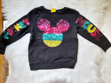 Flitrová mickey mikina, disney,104