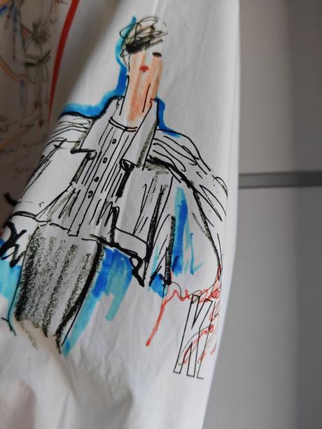 Karl lagerfeld limitka úžasná dlhá košeľa, m