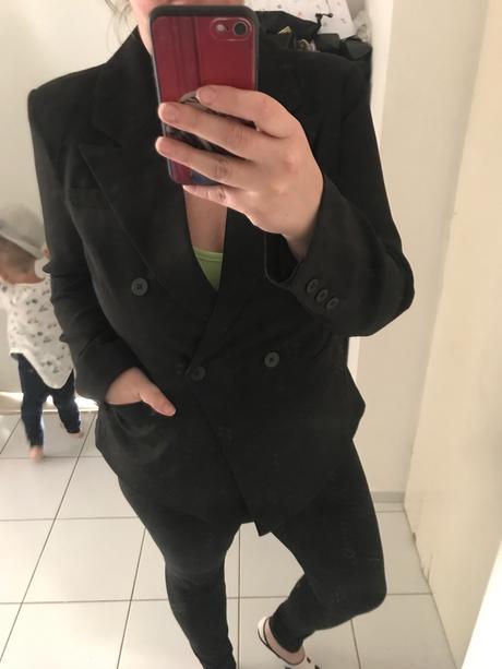 Krásne čierne sako nové, sinsay,xl