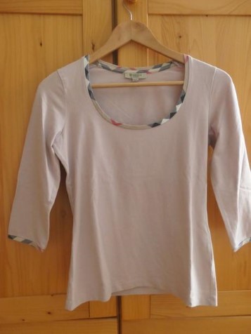 Burberry original stylovy, damsky top vel. s, burberry,s