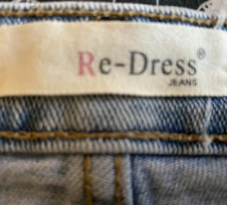 Potrhaná sukňa re - dress  jeans v. l, l