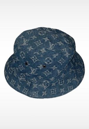 Denim klobúk louis vuitton, louis vuitton,m