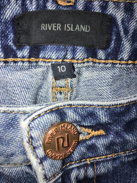 Krásne rifle/džínsy s kvetinkami, river island,36