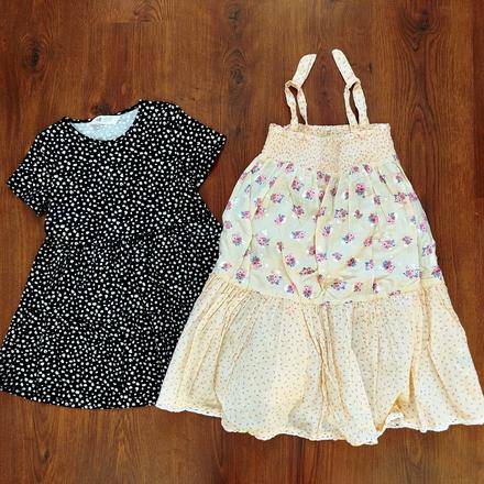 Krásne letné šaty v top stave - raz oblečené, h&m,134