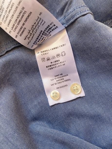 Gant pánska košeľa, gant,46