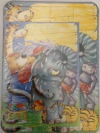 Puzzle zoo 24ks,