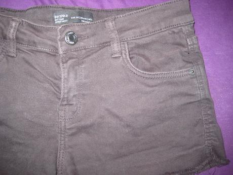 Riflove sortky, bershka,s