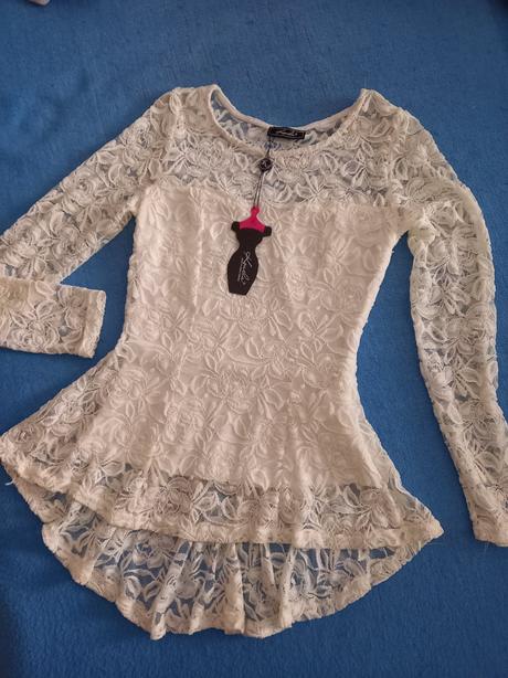 Slavnostná krajková blúzka, m