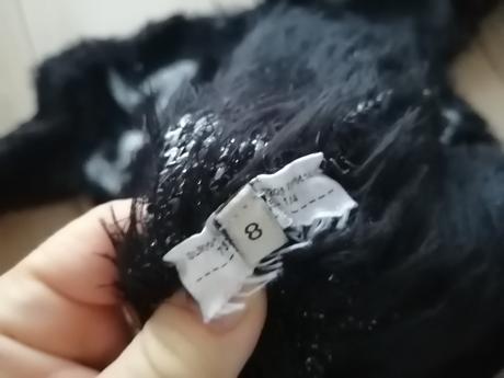 Dlhý chlpatý sveter guess s hviezdami, guess,128