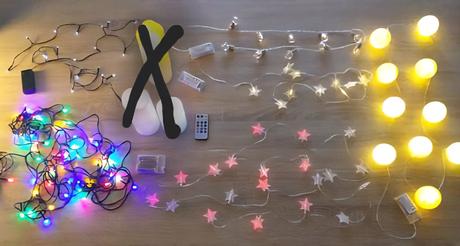 Svetelná reťaz na vianočný stromček,