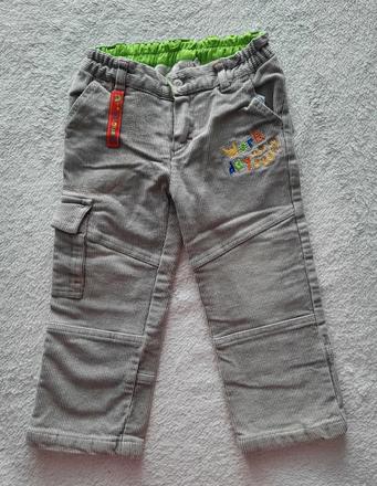 Menčestrové nohavice 98, 98