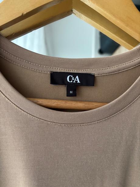 Hnedé tričko, c&a,m