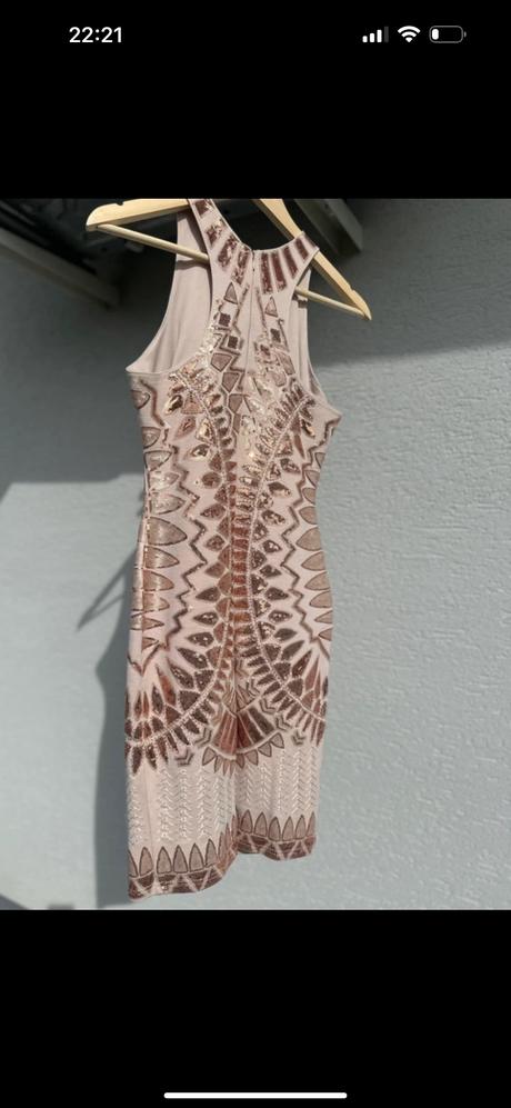 Šaty s flitrami, xs